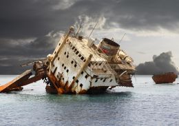 Schip zinkt: Wie betaalt?